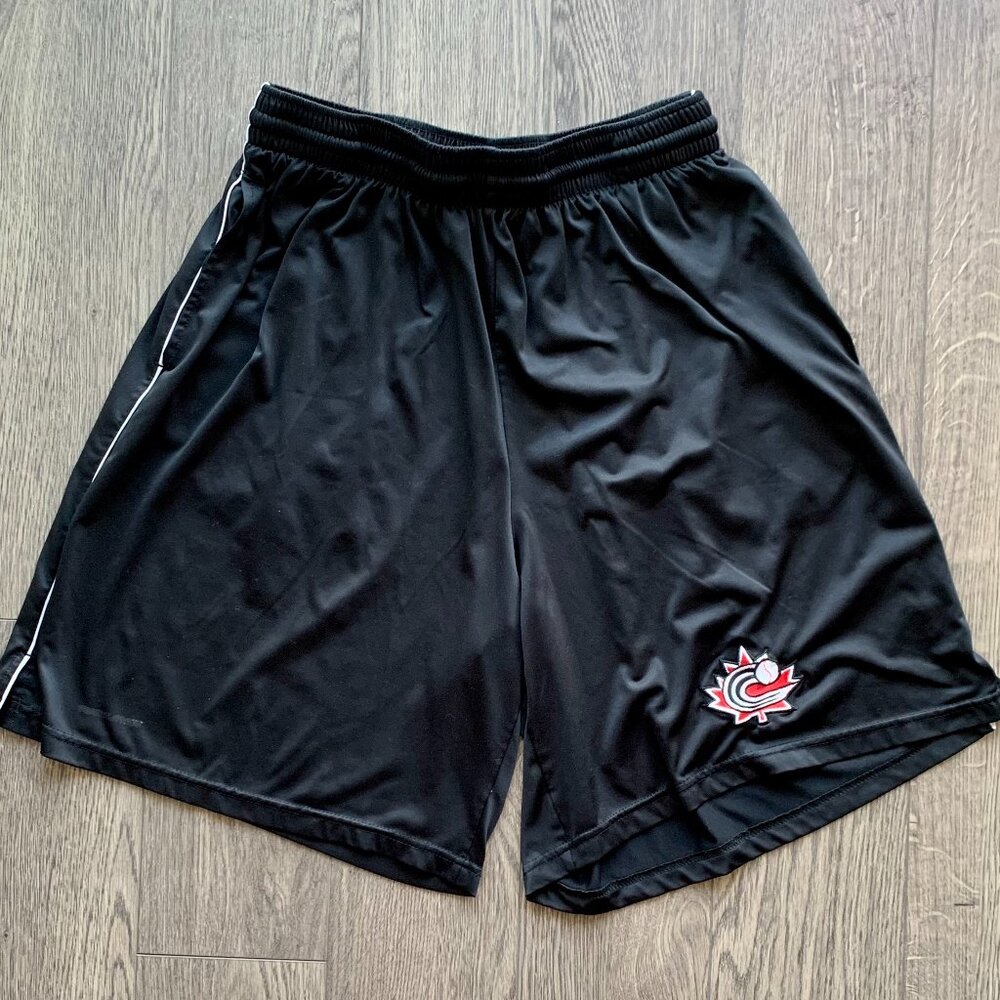 Black Rawlings Athletic Shorts